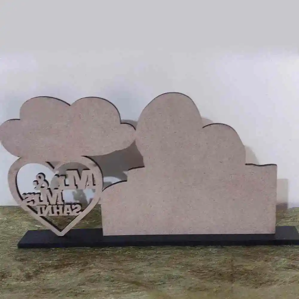 Personalized MDF photo standee Valentine's Day frame
